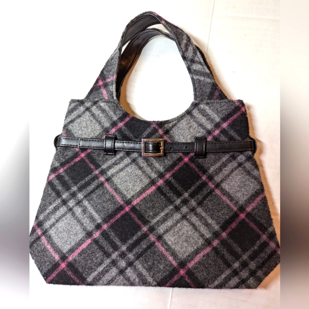 Victoria's Secret Plaid Flannel Purse